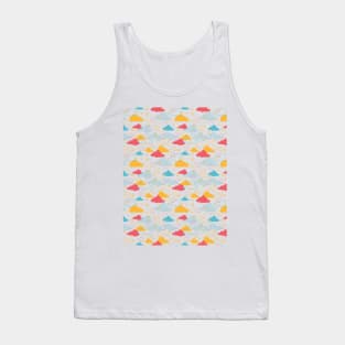 Colorful Retro Starry Sky Art Pattern Tank Top